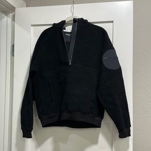 Outdoor Voices Fleece Quarter Zip w/ Hood